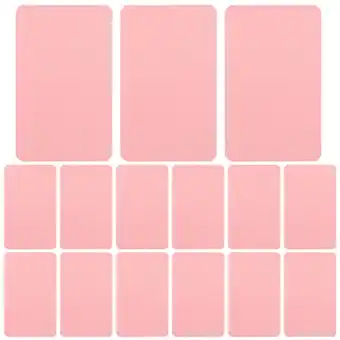 Walmart 100 Pcs Note Blank Cards Cardstock Portable Pink Paper offer