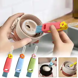 Walmart ViYW 3-In-1 Cup Cover Brush Multifunctional Cleaning Brush Milk Bottle Cup Cup Cup Brush Cup offer