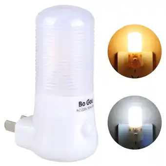 Walmart Fairnull 3W LED Wall Plug-in Night Light Baby Bedroom Hallway Nursery Lamp Home Decor offer