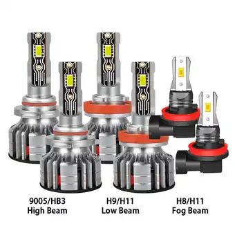 Walmart SHENKENU for Ford Ranger 2019 2020 LED Headlight Bulbs 9005 H11 High/Low Beam H11 H8 Fog Light White offer