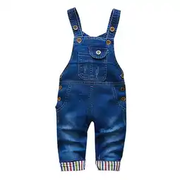 Walmart Girls Jumpsuit Adjustable Strap Cute Overalls Cute Print Baby Romper Stylish Denim Jumpsuits Size offer