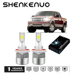 Walmart SHENKENUO 2 X H13 LED Headlight Bulbs For Ford F150 2004-2014 F-250 F-350 Super Duty 2005-2020 offer