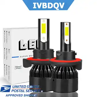 Walmart For 2004-2014 Ford F-150 H13/9008 LED Headlight High/Low Beam Bulbs 2pcs offer