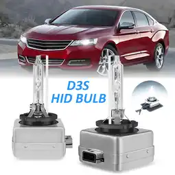 Walmart For Chevrolet Impala 2014 2015 2016 2017 Xenon HID Headlight Bulbs D3S High/Low Beam 6000K White 2x offer