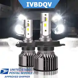 Walmart For Ford Focus 2000-2004 LED Headlight Bulbs,H4 9003 High Low Dual Beam Kit offer