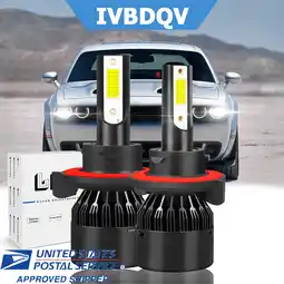 Walmart H13/9008 LED Headlight Bulbs High/Low Beam 6500K for Dodge Challenger 2009-2014 Headlights offer