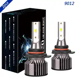 Walmart Obndvu 9012 High&Low Beam for Cadillac ATS 2013-2019 LED Headlight Bulbs 6000K White 2pcs offer