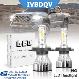 Walmart For Toyota Tacoma 1998-2015 LED Headlights H4/9003 High Low Beam Bulb 2Pcs 36W 6000K Bright White offer