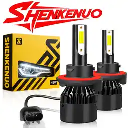 Walmart For Dodge Ram 1500 2500 2006 2007 2008 LED Headlight Bulbs H13 9008 High and Low Beam 2pcs offer