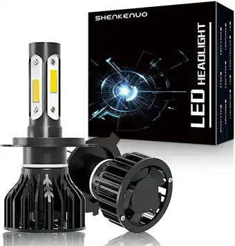 Walmart For Honda civic 1992-2003 Headlights,9003/H4 LED High/Low Beam offer