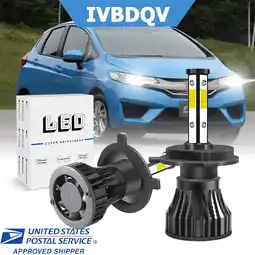 Walmart Pair H4/9003 LED Headlights For Honda Fit 2007-2019 High/Low Beam Kits 6000K Super White offer