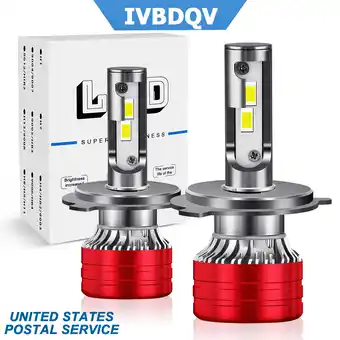 Walmart IVBDQV LED Headlight for Hyundai Tucson 2010-2013 LED Headlight Bulb Dual Beam H4 High/Low Beam 2x offer