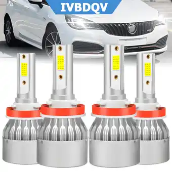 Walmart IVBDQV H9/H11 High Low Beam For Buick Verano 2012-2017 LED Headlight Bulbs 4pcs offer