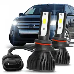 Walmart For Ford edge 2011 2012 2013 2014 Headlights,9012 LED High/Low Beam Bulbs 2Pack offer