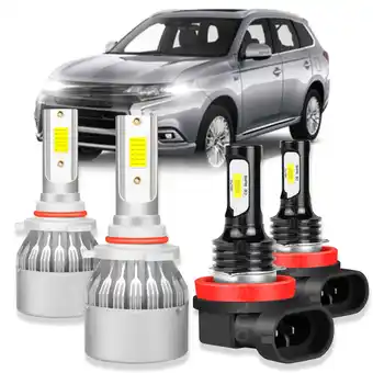 Walmart For Mitsubishi OUTLANDER 2014-2020 Combo LED Headlight High Low Beam Bulbs Kit 6000K Pack of 4 offer