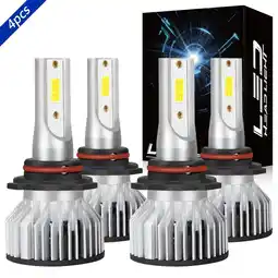 Walmart LED Headlight Bulbs Kit High Low Beam White for 2002-2009 GMC Envoy 2003 2004 2005 2006 2007 2008 offer