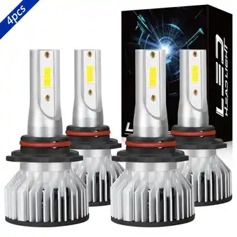 Walmart LED Headlight Bulbs Kit High Low Beam White for 2002-2009 GMC Envoy 2003 2004 2005 2006 2007 2008 offer