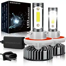 Walmart 9008/H13 Headlights,for 2010 Dodge Dakota High and Low Beam Bulbs 2pc offer