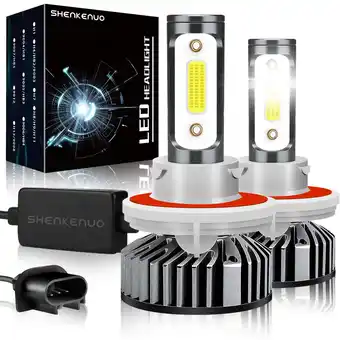 Walmart 9008/H13 Headlights,for 2010 Dodge Dakota High and Low Beam Bulbs 2pc offer