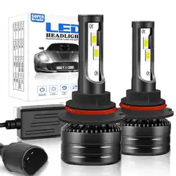 Walmart For Dodge Caravan 1996-2004 2005 2006 2007 LED Headlight Bulbs 9007 HB5 High and Low Beam 2pcs offer