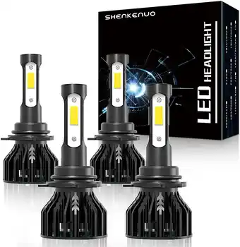 Walmart For Hyundai Santa Fe 2019-2020 LED Headlight Bulbs 9005+9005 High Beam and Low Beam 4pc offer