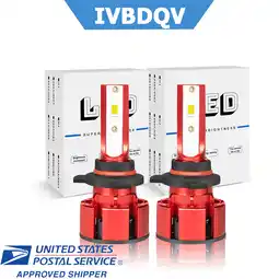 Walmart IVBDQV 9012 LED Headlight for Chevrolet Volt 2011-2015 High/Low Beam 6000K Bright White 2Pcs offer