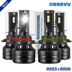 Walmart For Toyota RAV4 1998-2000 2006-2012 LED Headlight Bulb Kit High Low Beam 6000K White 4pcs offer