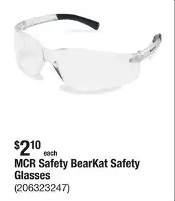 The Home Depot MCR Safety BearKat Safety Glasses offer