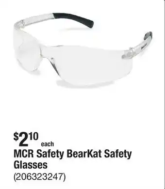 The Home Depot MCR Safety BearKat Safety Glasses offer
