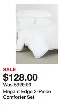 Belk Elegant Edge 3-Piece Comforter Set offer