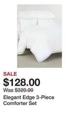 Belk Elegant Edge 3-Piece Comforter Set offer