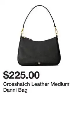 Belk Crosshatch Leather Medium Danni Bag offer