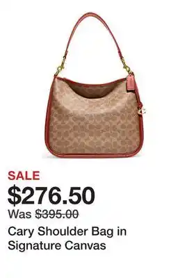 Belk Cary Shoulder Bag in Signature Canvas offer