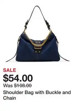 Belk Shoulder Bag with Buckle and Chain offer