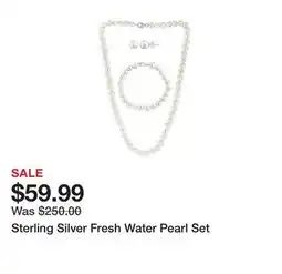 Belk Sterling Silver Fresh Water Pearl Set offer