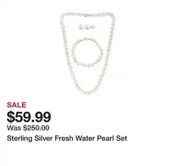 Belk Sterling Silver Fresh Water Pearl Set offer