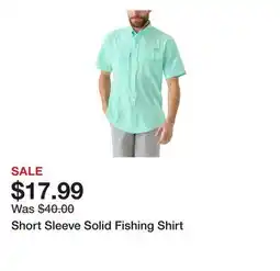 Belk Short Sleeve Solid Fishing Shirt offer