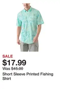 Belk Short Sleeve Printed Fishing Shirt offer