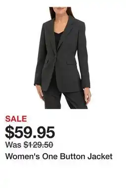 Belk Women's One Button Jacket offer