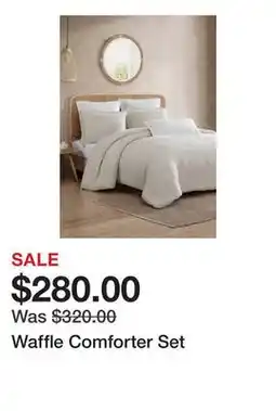 Belk Waffle Comforter Set offer