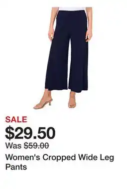 Belk Women's Cropped Wide Leg Pants offer