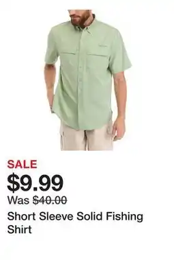 Belk Short Sleeve Solid Fishing Shirt offer