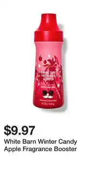 Bath & Body Works White Barn Winter Candy Apple Fragrance Booster offer