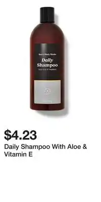 Bath & Body Works Daily Shampoo With Aloe & Vitamin E offer