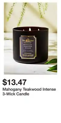 Bath & Body Works Mahogany Teakwood Intense 3-Wick Candle offer