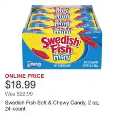 Costco Swedish Fish Soft & Chewy Candy, 2 oz, 24-count offer