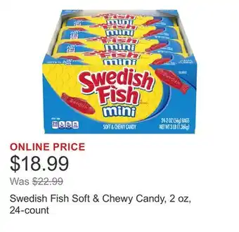 Costco Swedish Fish Soft & Chewy Candy, 2 oz, 24-count offer