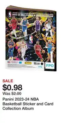 Game Stop Panini 2023-24 NBA Basketball Sticker and Card Collection Album offer