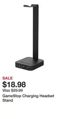 Game Stop GameStop Charging Headset Stand offer