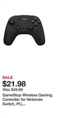 Game Stop GameStop Wireless Gaming Controller for Nintendo Switch, PC, Android and Steam Deck offer